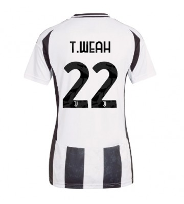 Juventus Timothy Weah #22 Primera Equipación Mujer 2024-25 Manga Corta